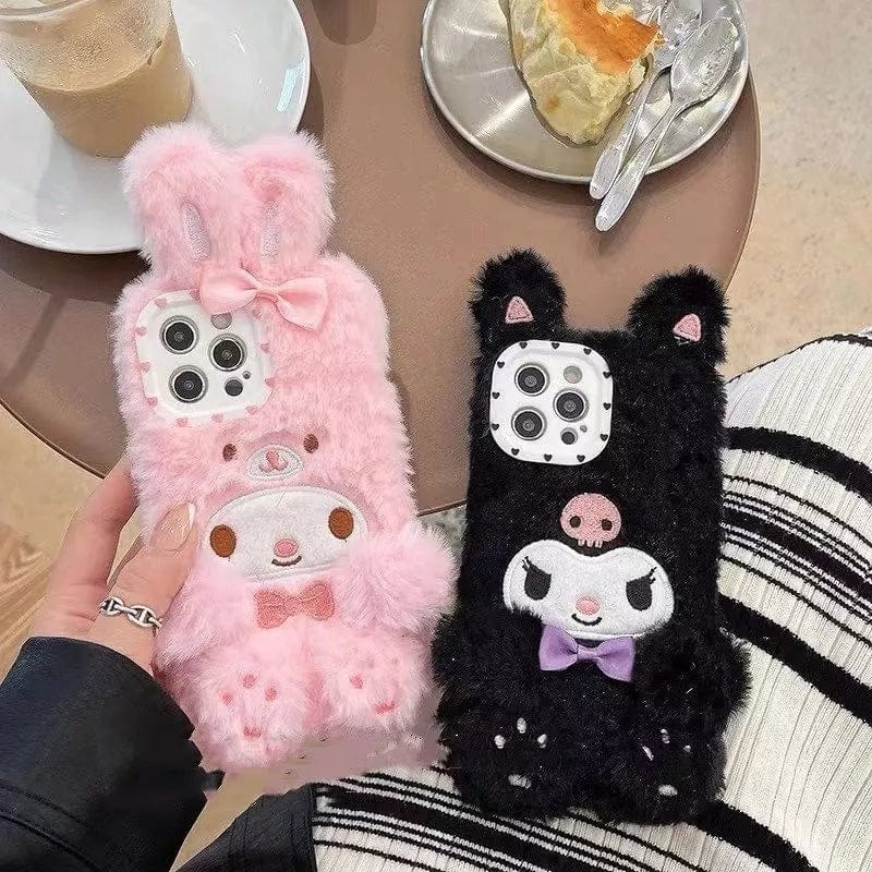 Anime Kawaii Plush Furry iPhone Case