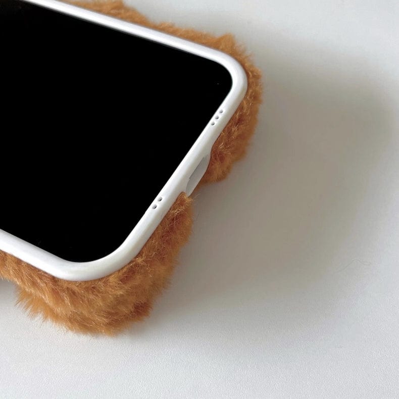 Anime Kawaii Plush Furry iPhone Case