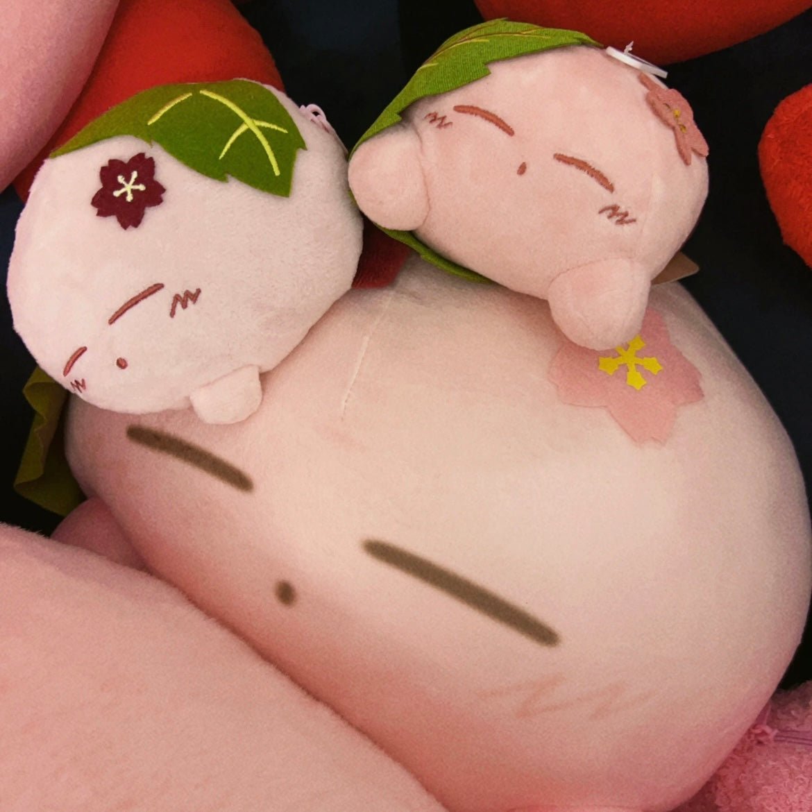 Kirby Mochi Sakura Authentic Cute Plush Doll