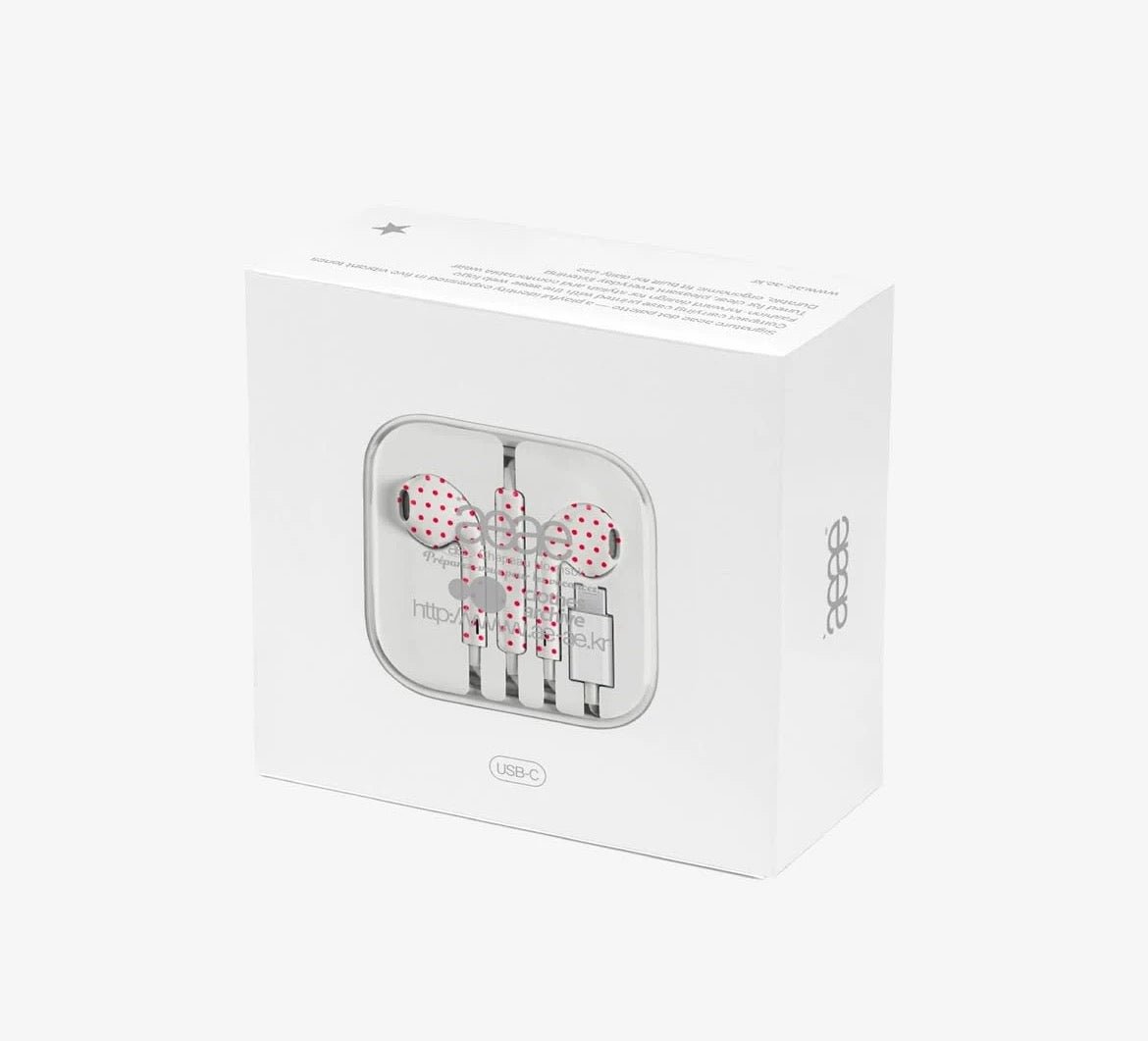 AEAE Polka Korean Wired Dot Authentic USB-C Earphones