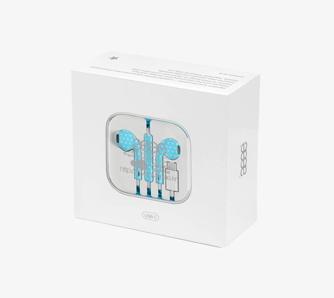 AEAE Polka Korean Wired Dot Authentic USB-C Earphones