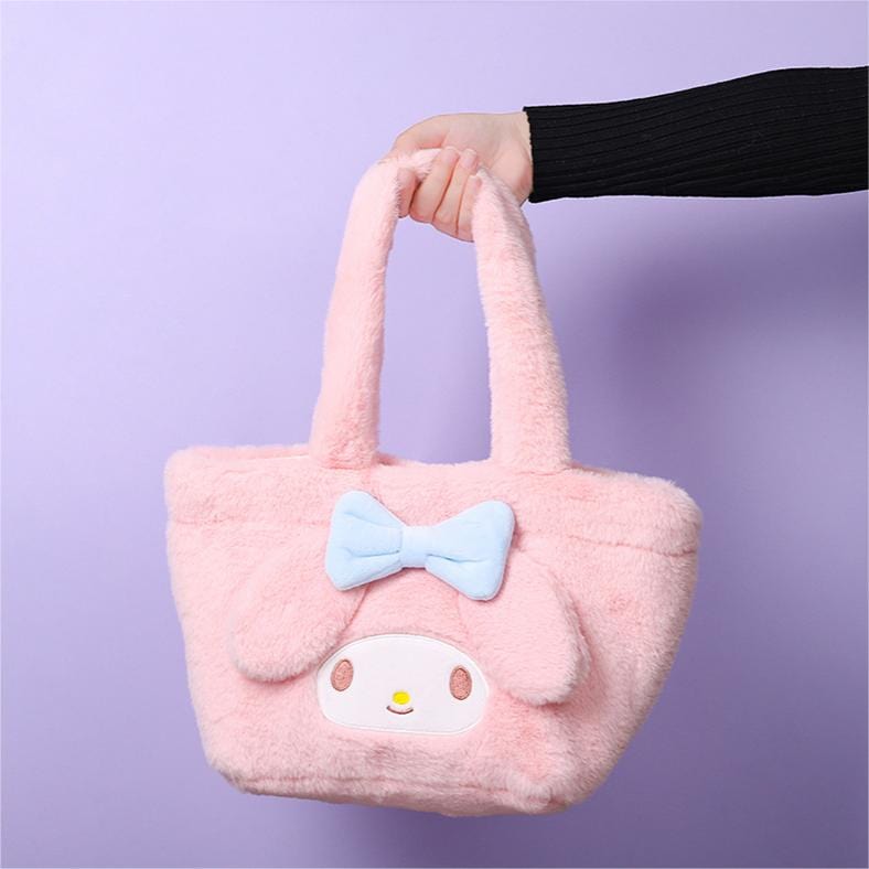 Sac fourre-tout en peluche Kawaii