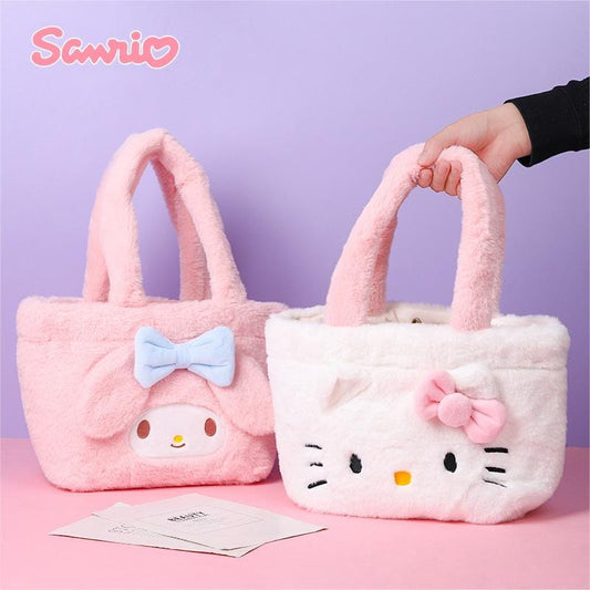 Sac fourre-tout en peluche Kawaii