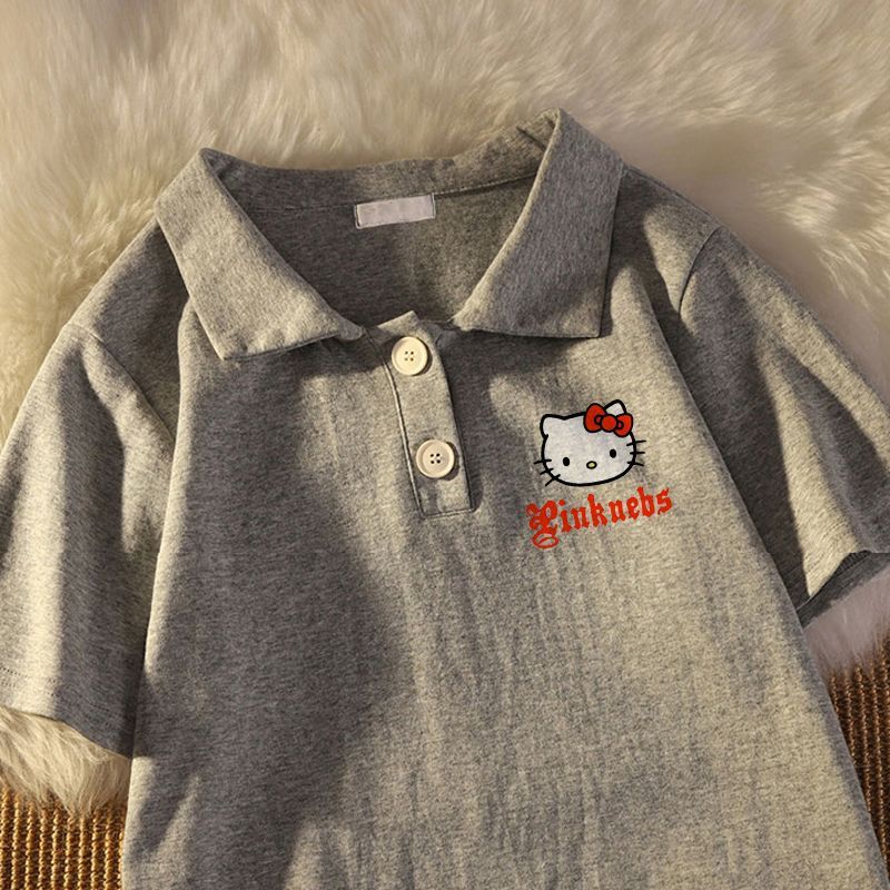 Kitty Cute Polo Shirt Top KI720