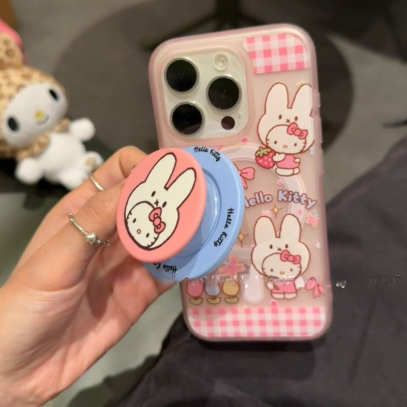 Kawaii Plaid Miffy Kitty Phone Case KI729