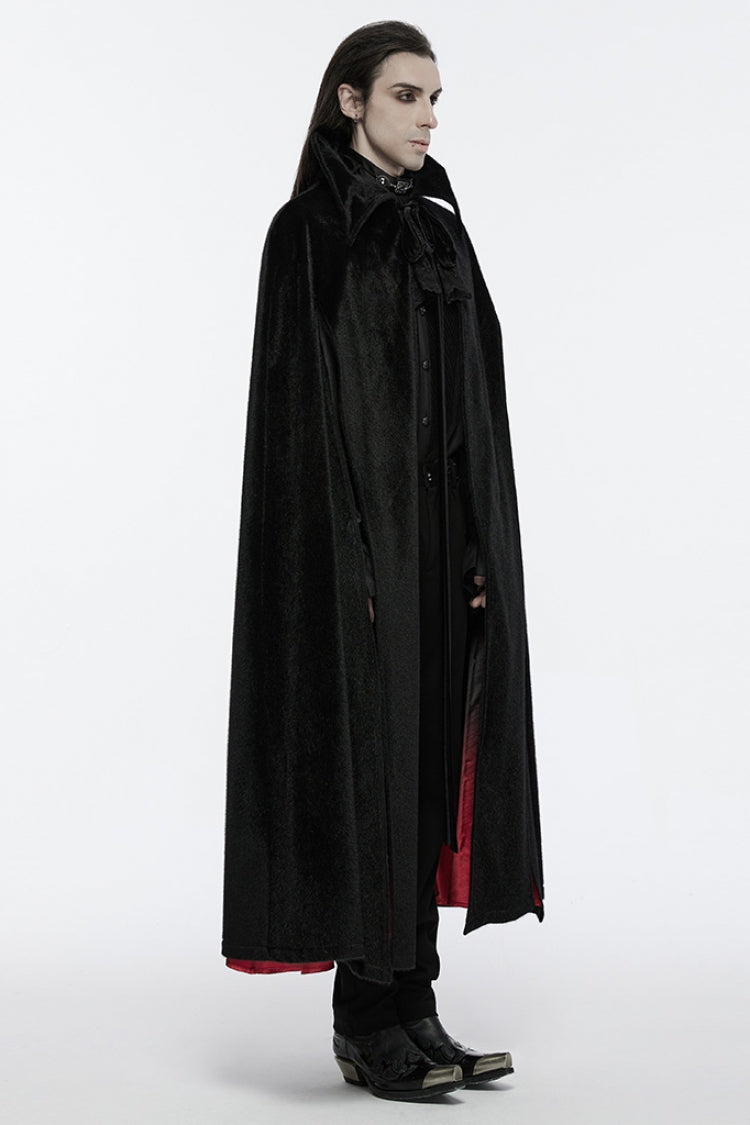 Crimson & Noir Men's Strap Bat Gothic Cape Cloak