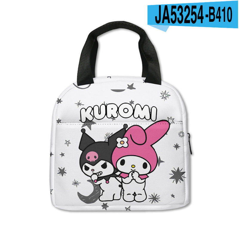 Sac de pique-nique imprimé Kawaii Kuro KI600