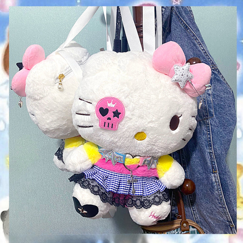 Y2K Kitty Bow Star Backpack KI509