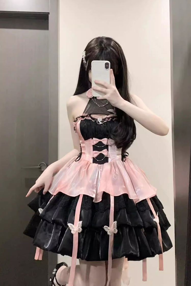 Divine Vow Sleeveless Multi-Ruffle Elegant Princess Lolita Gown - 3 Colors