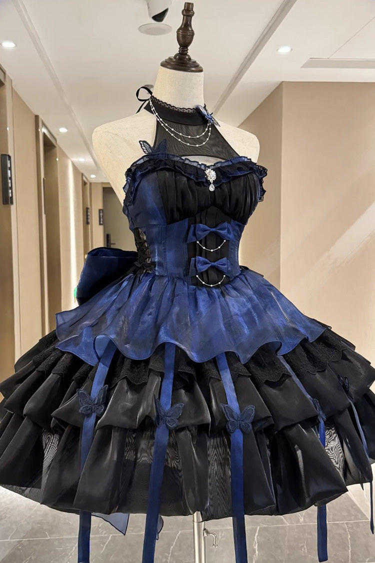 Divine Vow Sleeveless Multi-Ruffle Elegant Princess Lolita Gown - 3 Colors