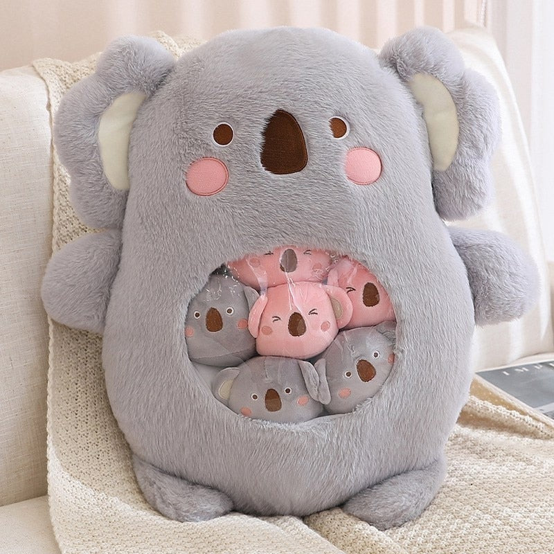 Baby Animal Bag Of Stuffies - baby plush, balls, dinosaur, koala, plush toys Kawaii Babe