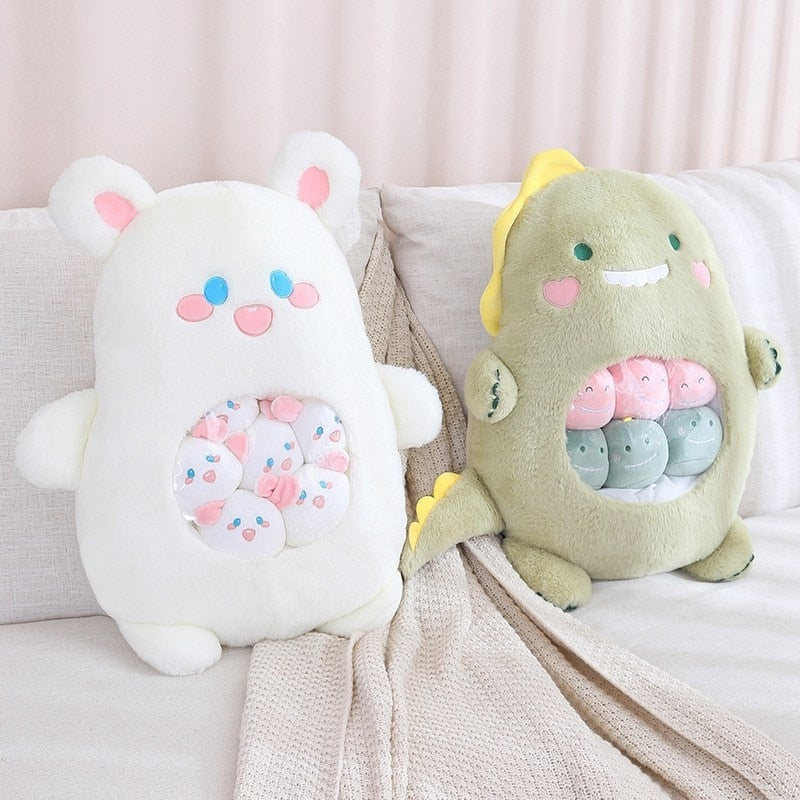 Baby Animal Bag Of Stuffies - baby plush, balls, dinosaur, koala, plush toys Kawaii Babe