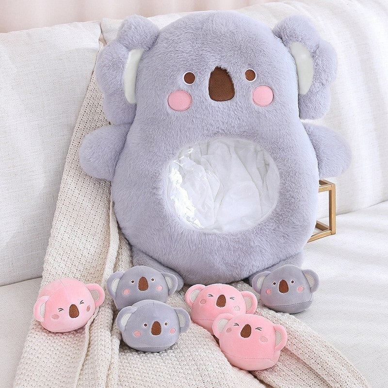 Baby Animal Bag Of Stuffies - baby plush, balls, dinosaur, koala, plush toys Kawaii Babe