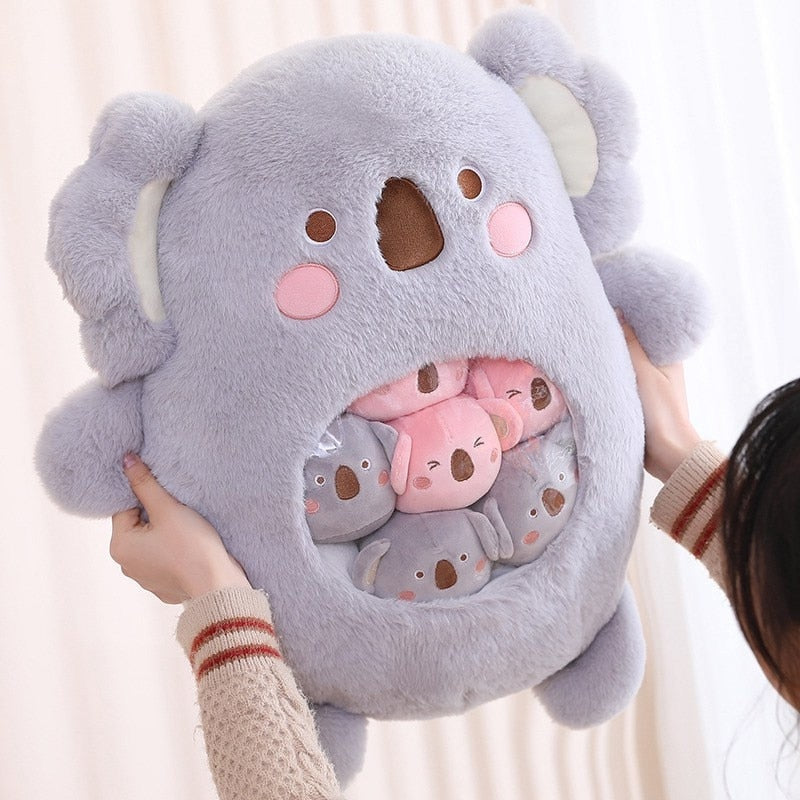 Baby Animal Bag Of Stuffies - baby plush, balls, dinosaur, koala, plush toys Kawaii Babe