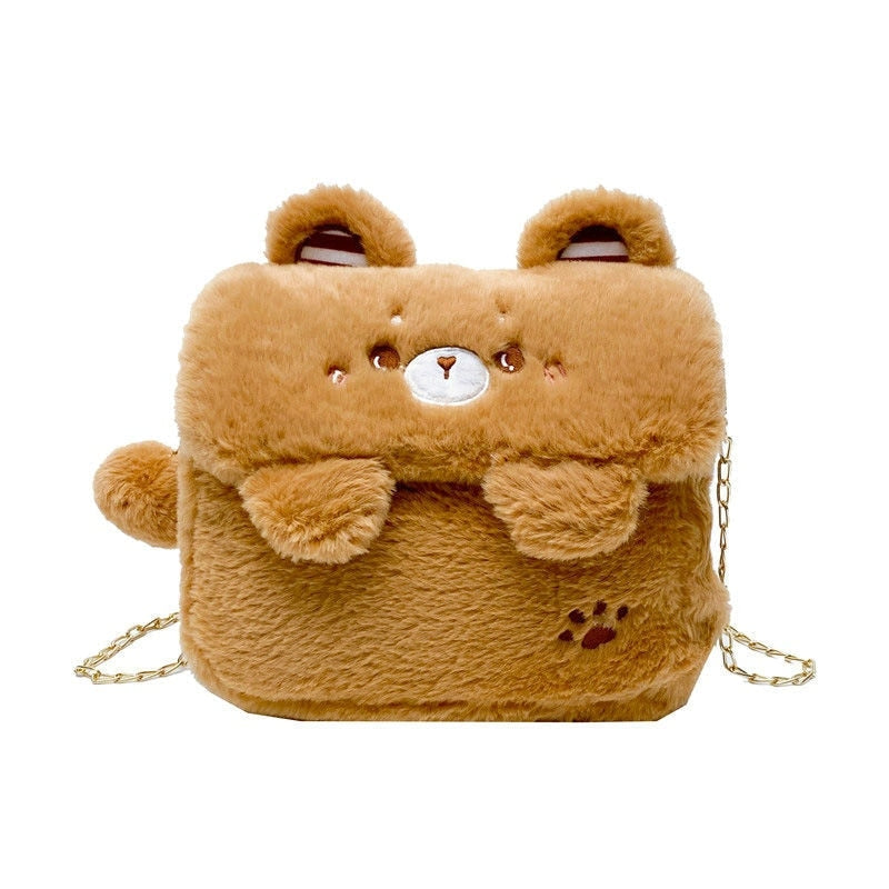 Baby Bear Fur Handbag - fuzzy, fuzzy bag, handbag, handbags, kawaii bag Kawaii Babe