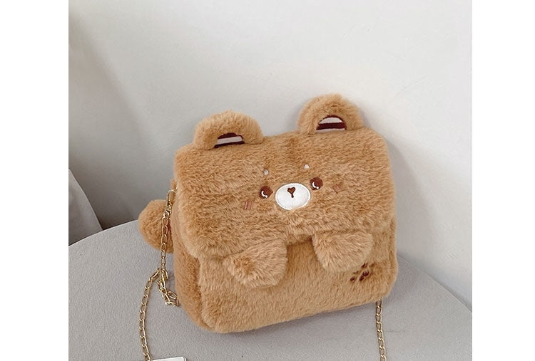 Baby Bear Fur Handbag - fuzzy, fuzzy bag, handbag, handbags, kawaii bag Kawaii Babe