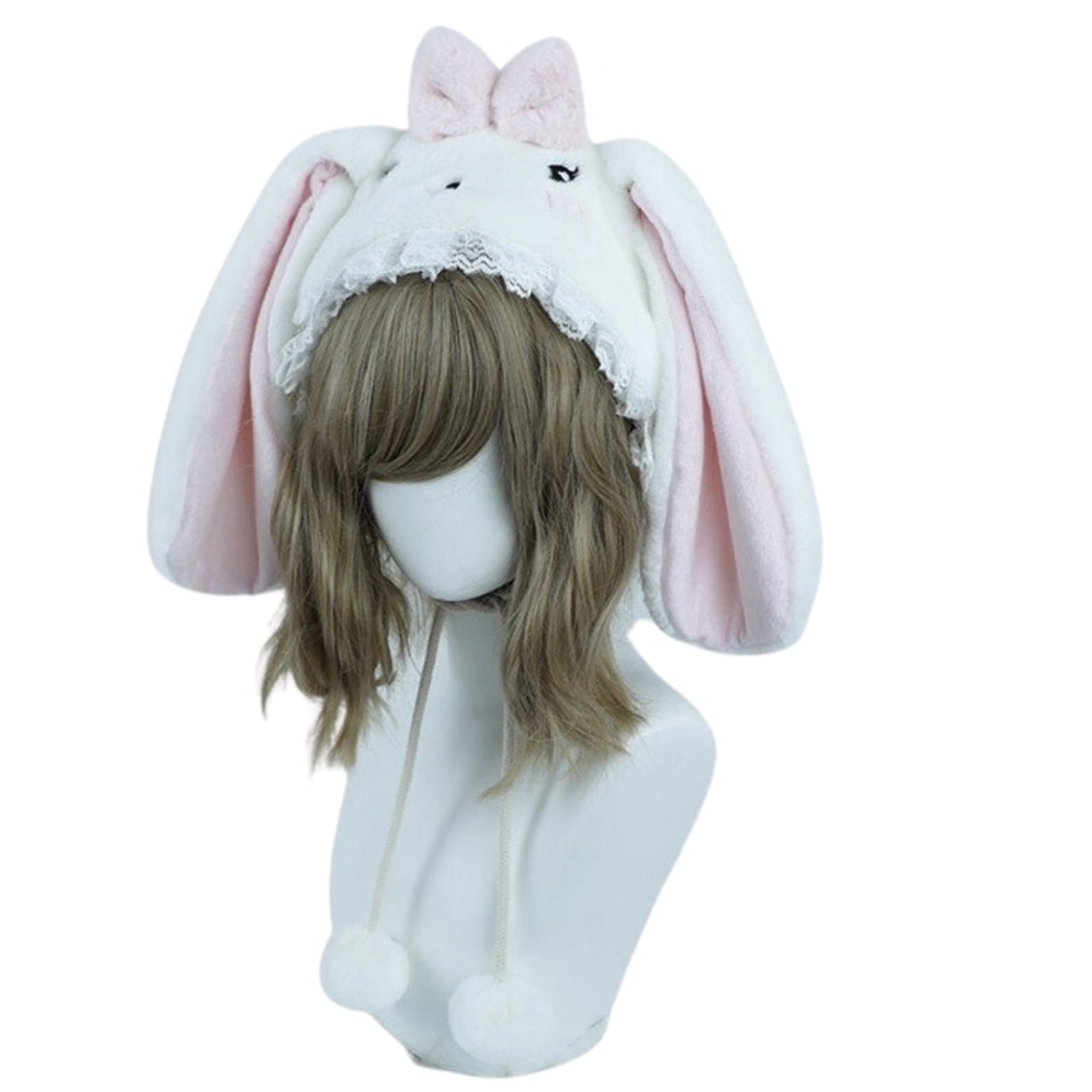 Baby Bun Lolita Bonnet - bunny ear, bunny ears, bunny girls, ears, hat Kawaii Babe
