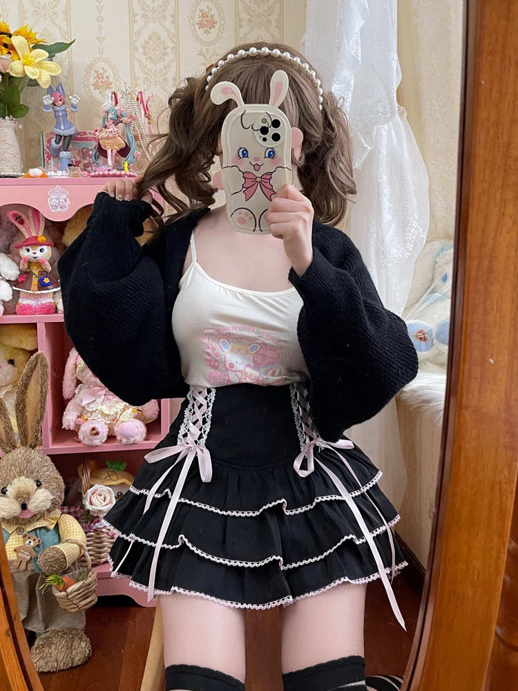 Babydoll corset skirt - corset - skirt - corsetry - fairy kei - kawaii