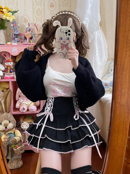 Babydoll corset skirt - corset - skirt - corsetry - fairy kei - kawaii