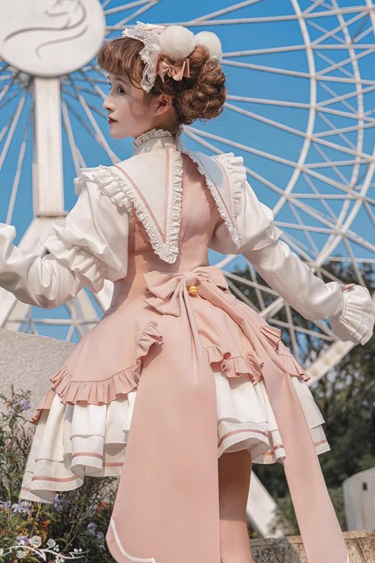 Sweet Princess Lolita Dress with Multi-Layer Ruffles - Magical Girl - Dual Colors