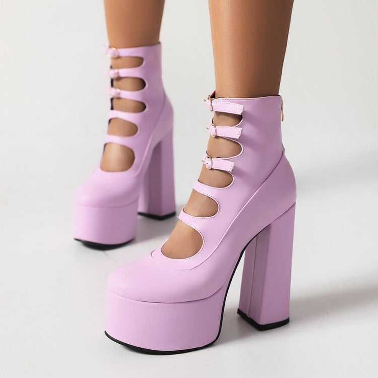 Baddie babydoll heels - footwear - girly - heels - high heel