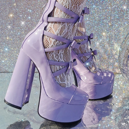 Baddie babydoll heels - footwear - girly - heels - high heel
