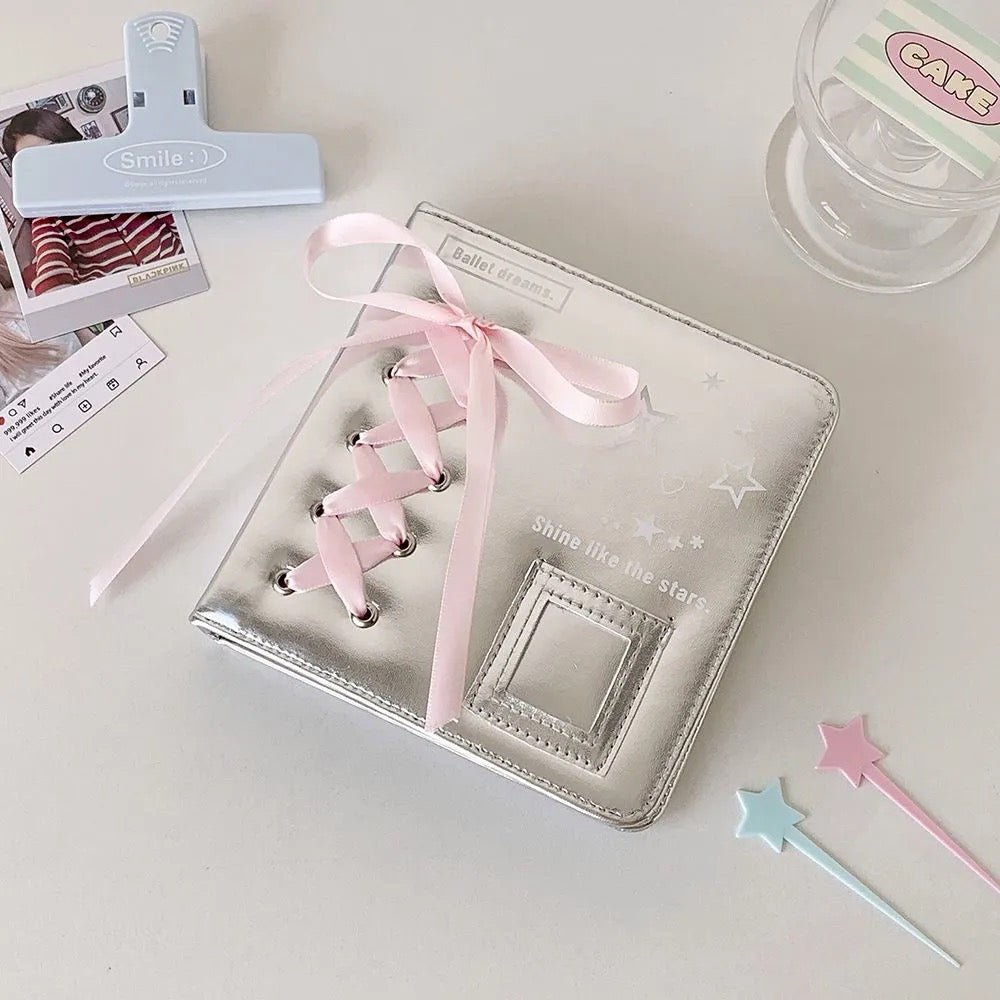 A7 Ribbon Ballet A5 Binder Kpop Photocard Style Album Bowknot