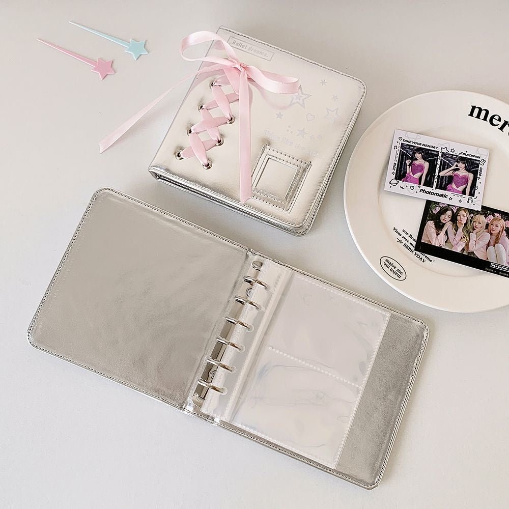 A7 Ribbon Ballet A5 Binder Kpop Photocard Style Album Bowknot