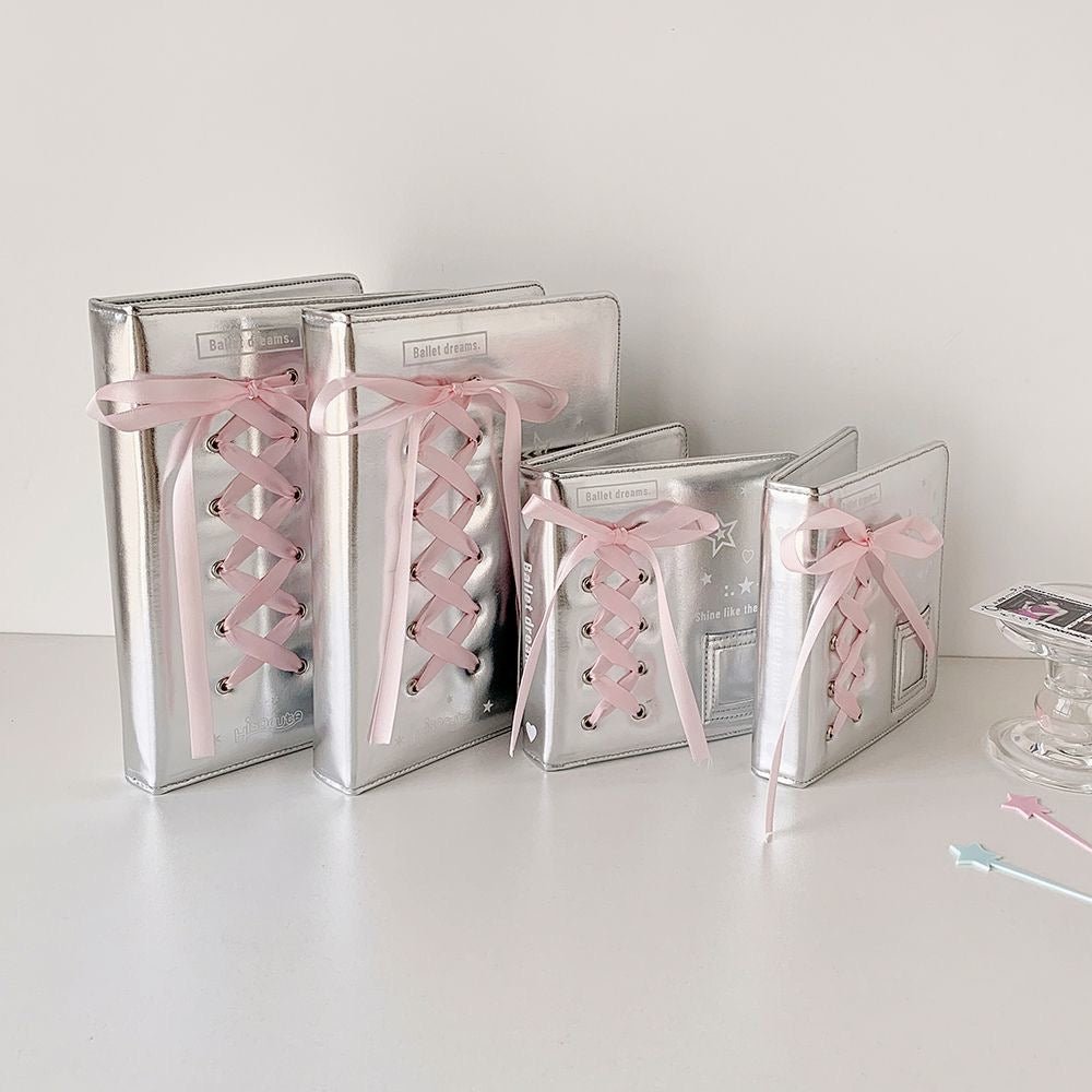 A7 Ribbon Ballet A5 Binder Kpop Photocard Style Album Bowknot