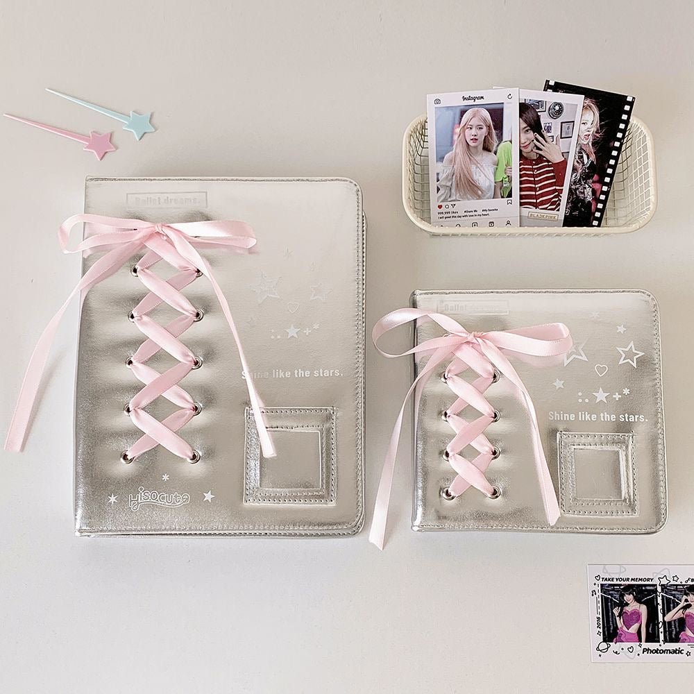 A7 Ribbon Ballet A5 Binder Kpop Photocard Style Album Bowknot