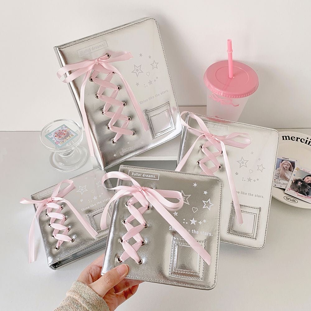 A7 Ribbon Ballet A5 Binder Kpop Photocard Style Album Bowknot