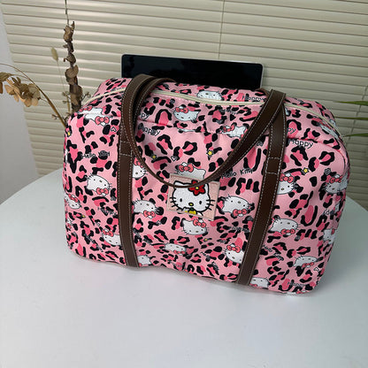 Kitty Leopard Travel Bag