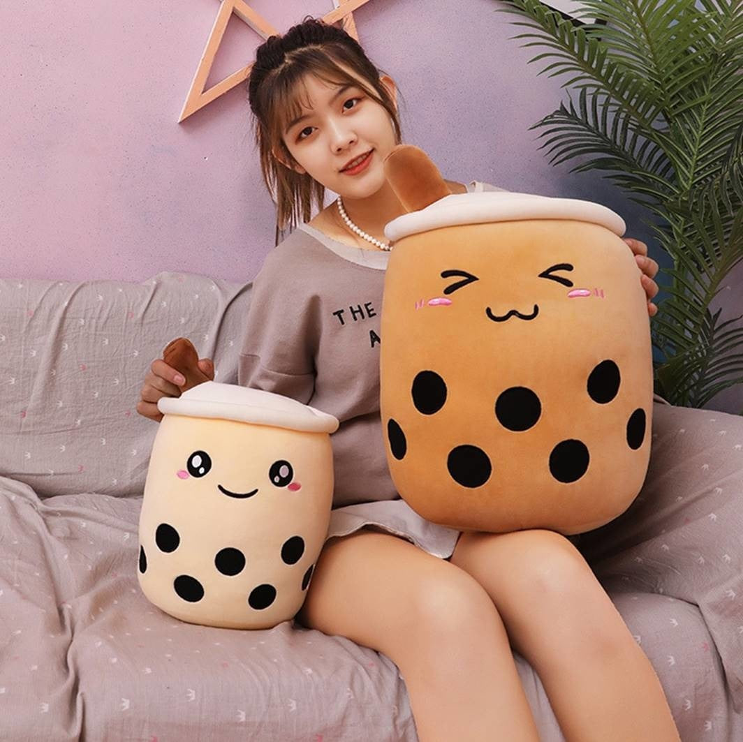 Boba Tea Plush (Dozens of Colors/Sizes) - bubble, bubble tea, bubbletea, milk plush