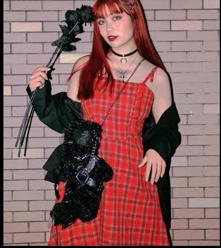 Bondage Bear Messenger Bag - bag, bags, creepy, gothic, gothic lolita