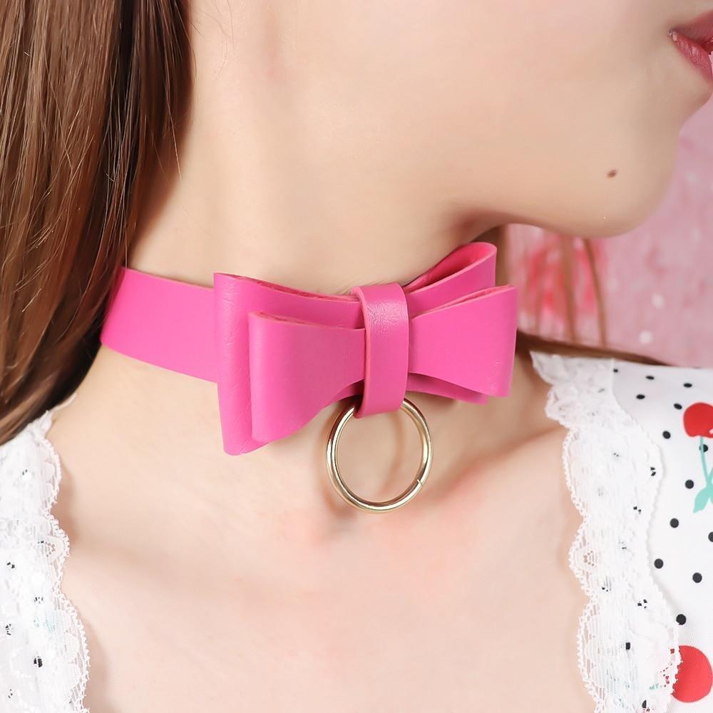 Bow Leash & Collar Set - bow, bows, collar, collared, collars