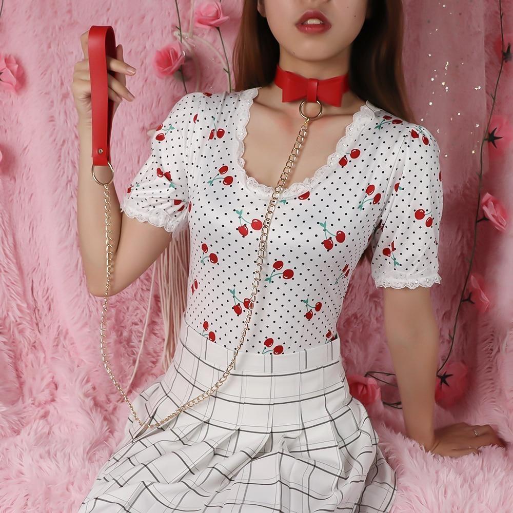 Bow Leash & Collar Set - bow, bows, collar, collared, collars