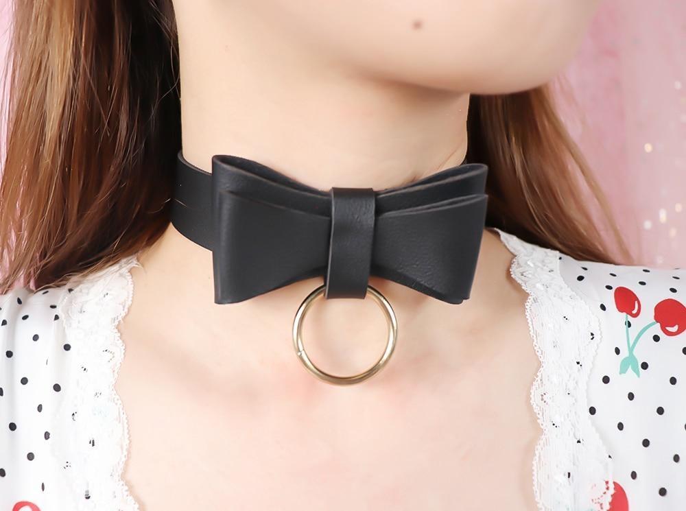 Bow Leash & Collar Set - bow, bows, collar, collared, collars