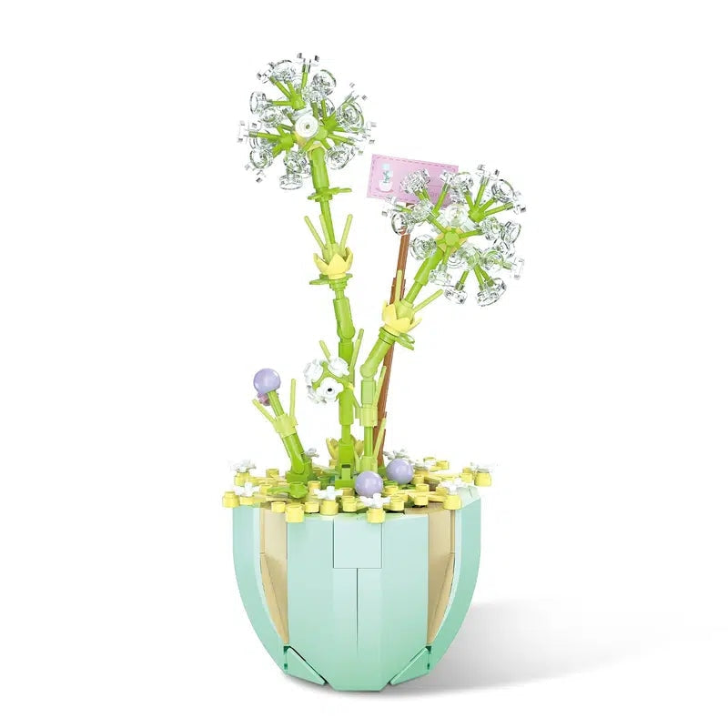 Building Block Flower Planter Sets - building blocks, flower, flowers, lego, lego set