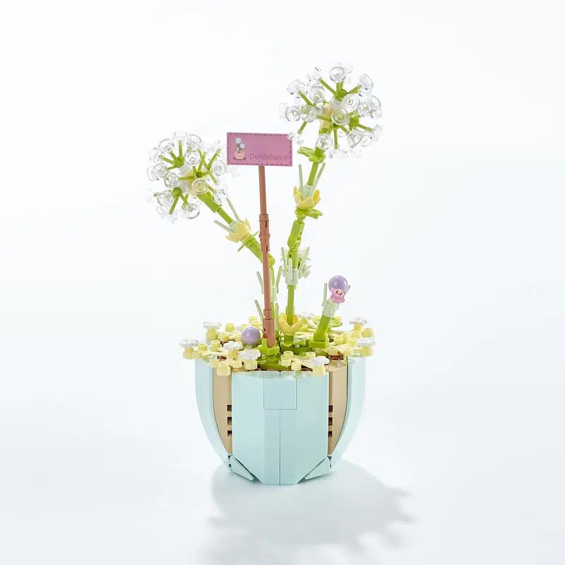 Building Block Flower Planter Sets - building blocks, flower, flowers, lego, lego set