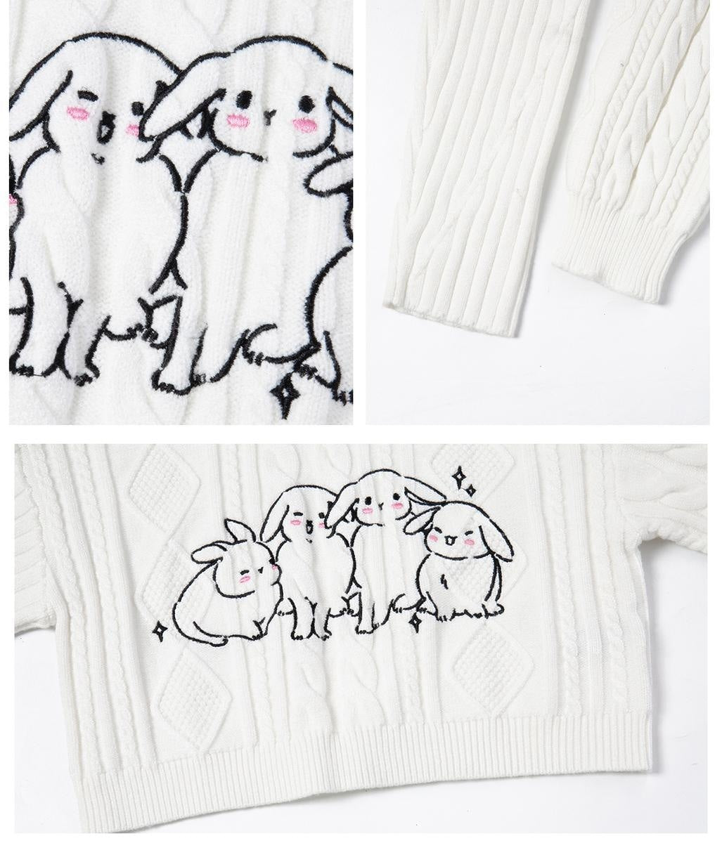 Buncha bunnies slouchy turtleneck - baby bun - bunnies - bunny rabbit - shirt -