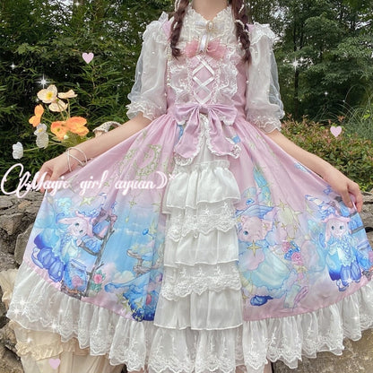 Bunny Star Kingdom Lolita Dress - Kawaii Babe
