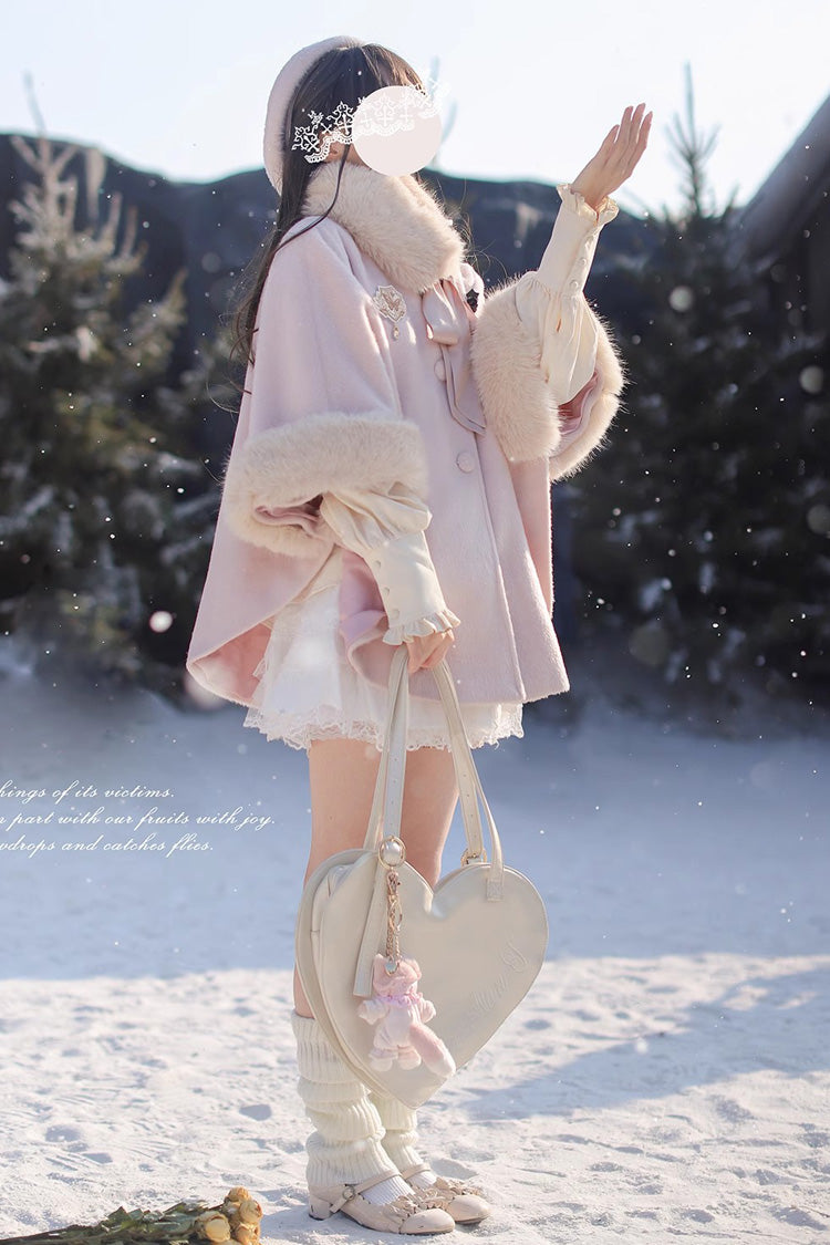 Bella Single Breasted Woolen Coat, Long Sleeves Sweet Lolita Princess Style