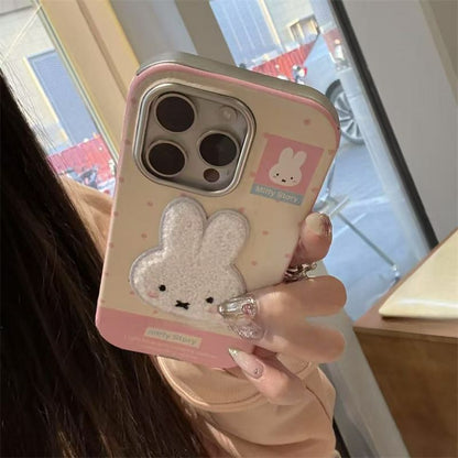 Cute Miffy Embroidery Phone Case KI728