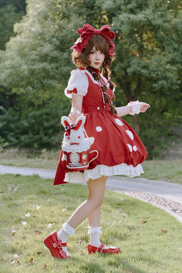 Adorable Teacup Bunny Bow Crossbody - Sweet Lolita Bag in 5 Hues