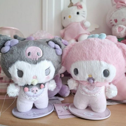 Adorable poupée en peluche Melo et Kuro - Lovesickdoe