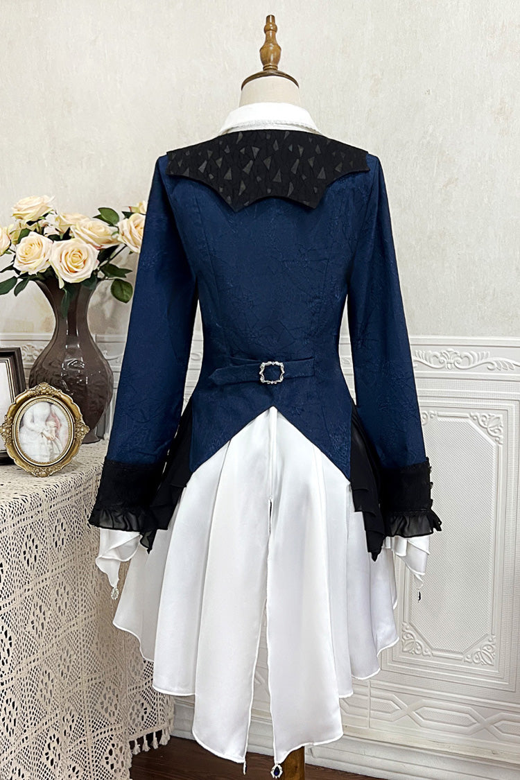 Irregular Long-Sleeved Prince Ouji Lolita Overcoat - Chris Son of Evil