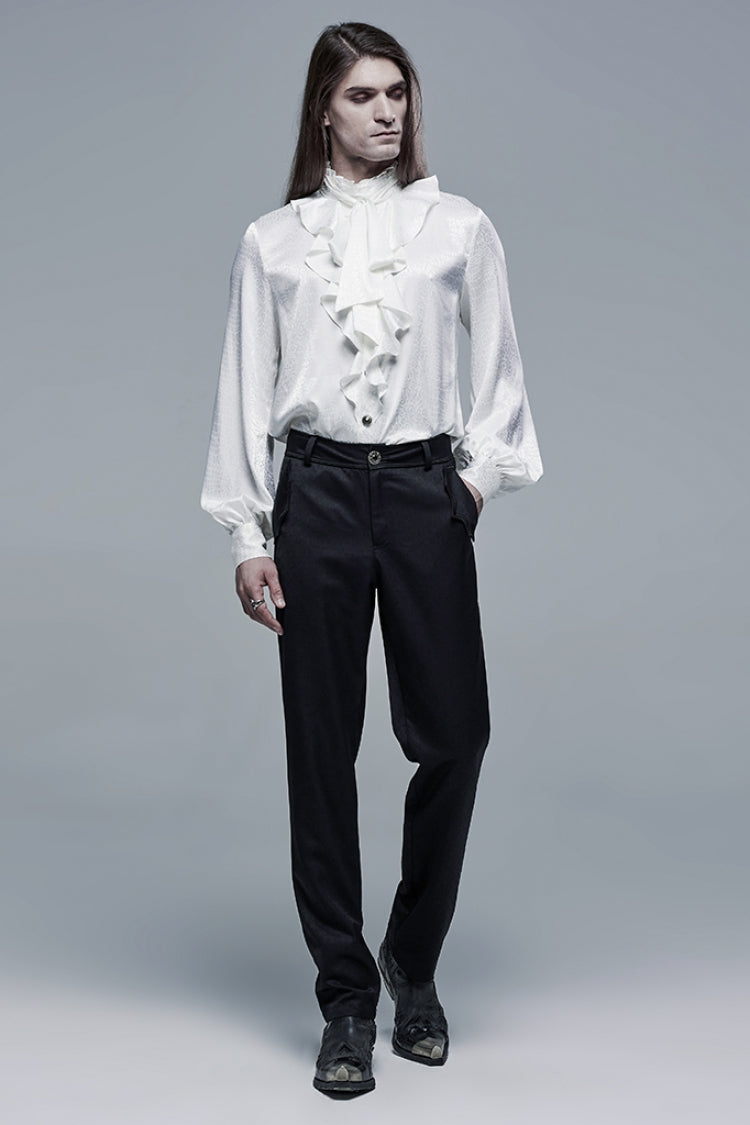 Men's Gothic Pants with Bat Pocket Decoration in 2 Colors