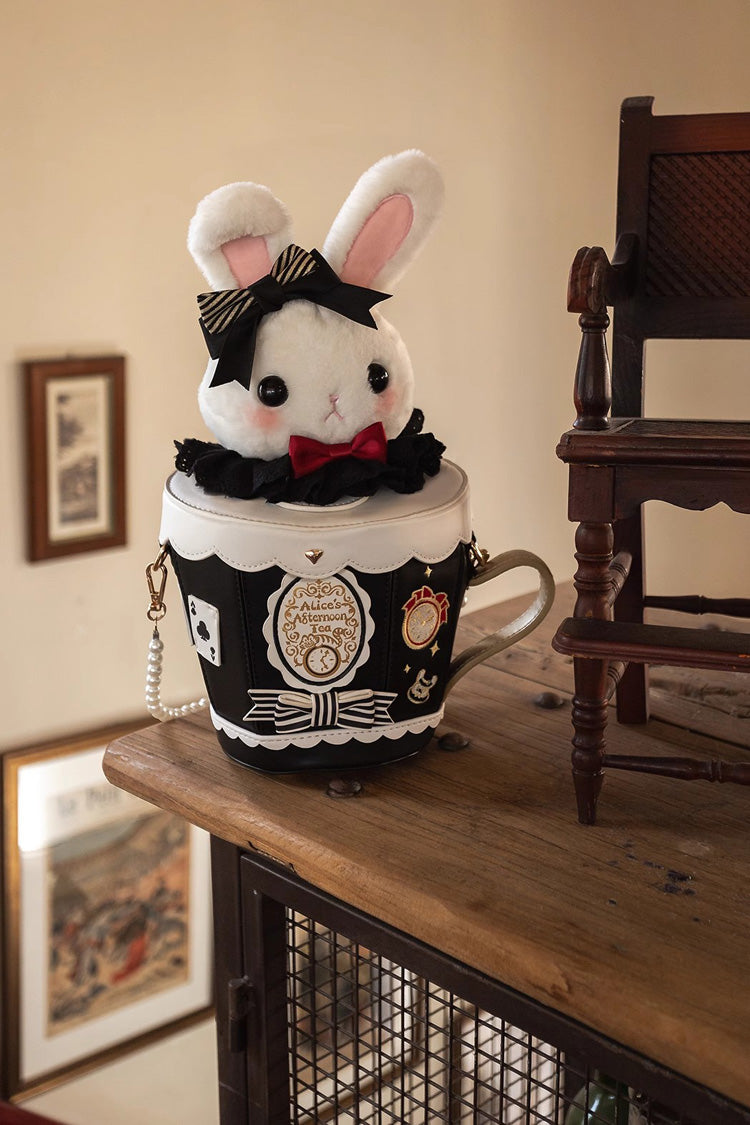 Adorable Teacup Bunny Bow Crossbody - Sweet Lolita Bag in 5 Hues