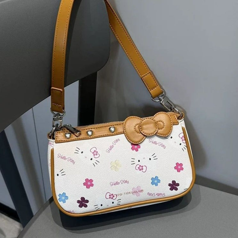 Sac à main à nœud fleuri Sweet Kitty KI658