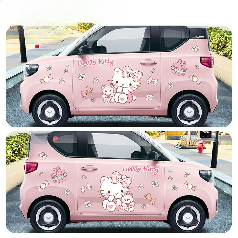 Cartoon Kitty Car Stickers KI404